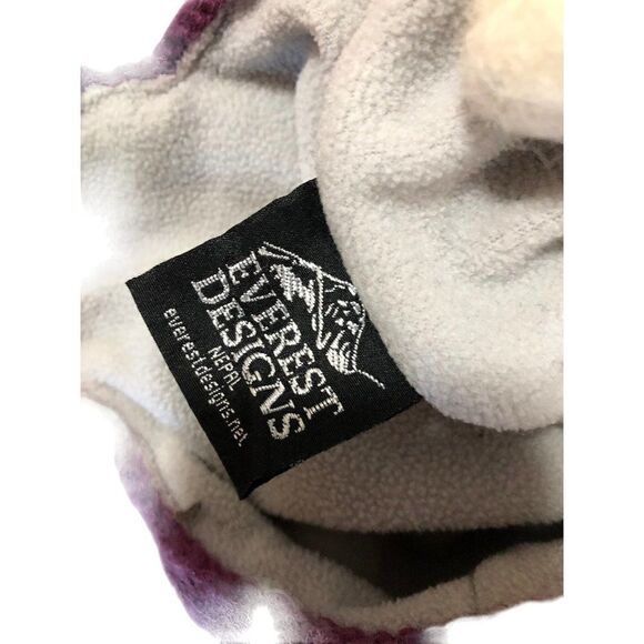 Everest Designs Nepal Girls Wool Hat Fleece Lined Winter Beanie Ear Flaps 3-5T - Picture 5 of 5